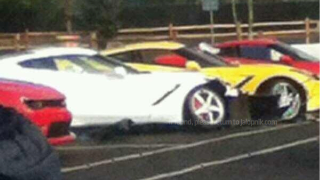 Illustration for article titled Someone Crashed A New 2014 Impala Into Three New Corvette Stingrays